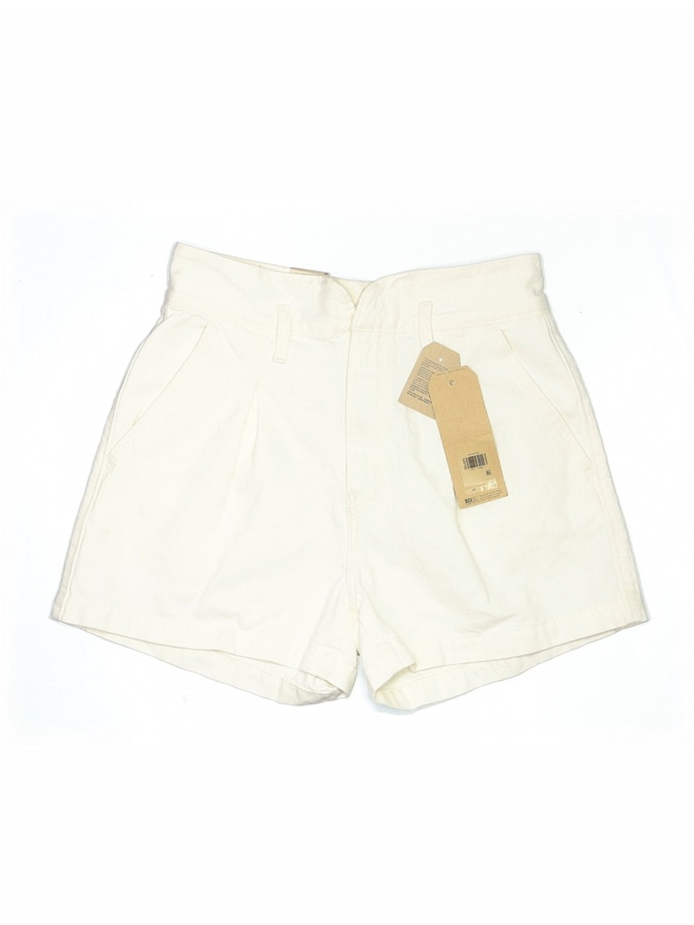 Levi's Women's Cream High-Waist Shorts
